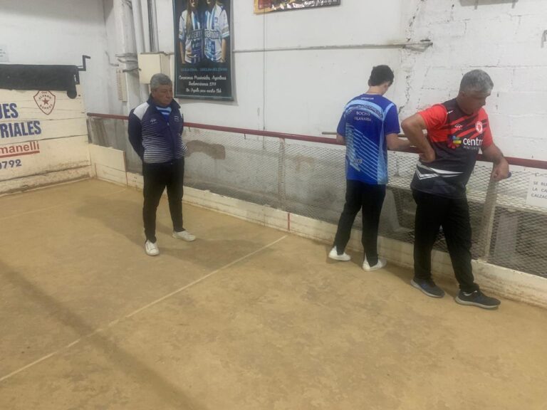 Fue suspendida la actividad bochófila por esta semana