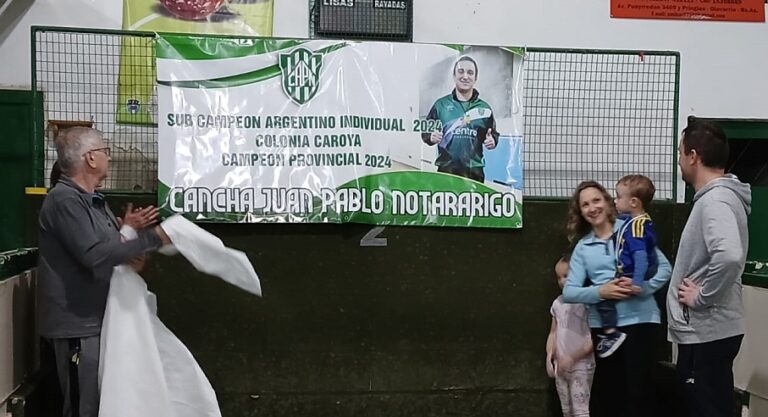 La cancha N° 2 de Pueblo Nuevo pasó a llamarse » Juan Pablo Notararigo»
