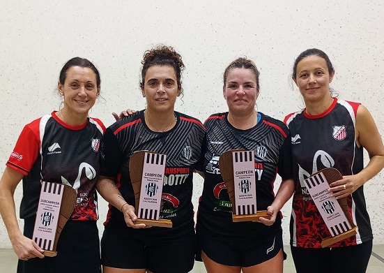 Estudiantes propietario del Clausura Provincial de Damas «B» en pelota a paleta