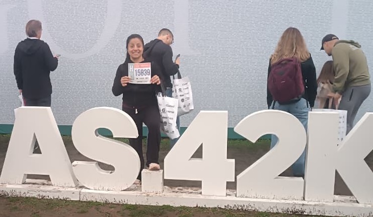 Carolina Rearte y la experiencia vivida como partícipe de los 42 km. de Buenos Aires