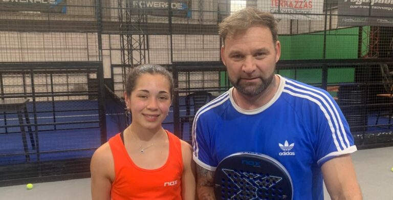 Ezequiel Grecco y Jazmín Dos Santos y el excelente presente del padel olavarriense
