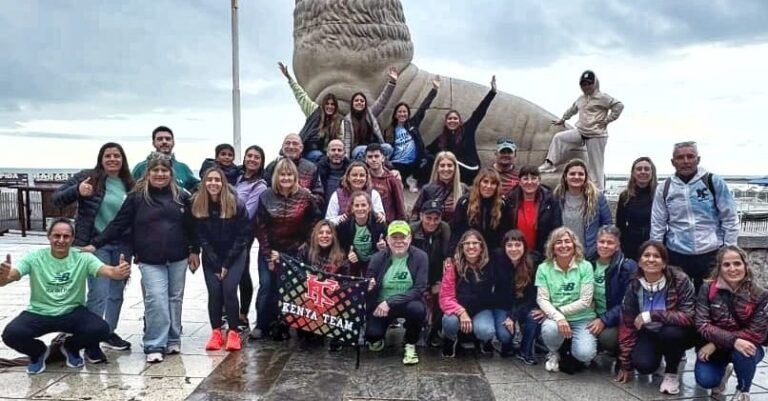 Atletas de Kenia Team en la Media Maratón de Mar del Plata
