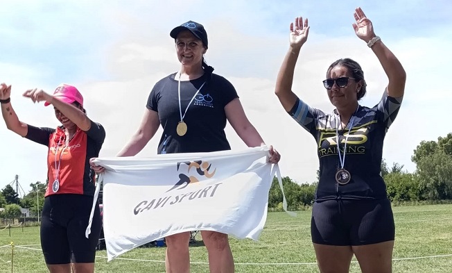 Anabella Vigo inscribió su nombre en una tradicional prueba de mountain bike