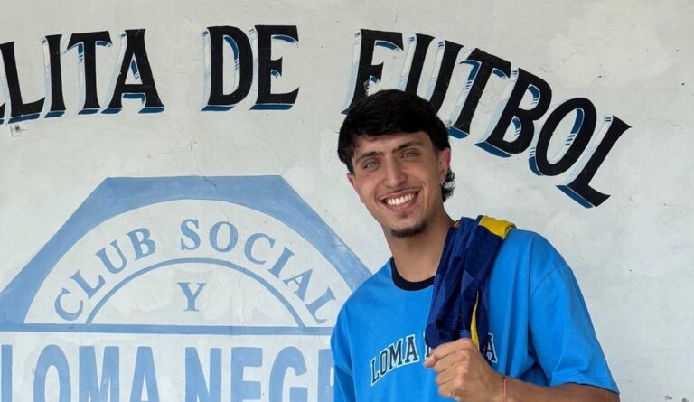 Reconocimiento a Mateo Mendía de parte del Club Loma Negra