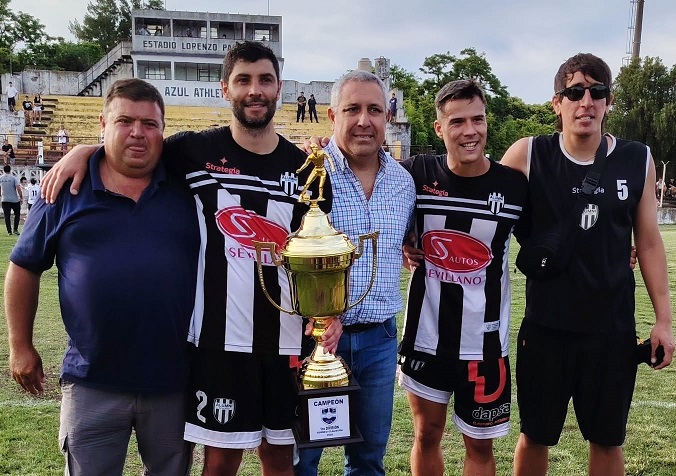 Alumni campeón del Torneo Clausura de la Liga Azuleña
