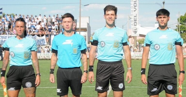 Árbitros de Olavarría en una final de la Liga de Coronel Suárez