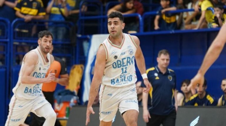 Agustín Brocal y una labor consagratoria en la victoria de Oberá ante Boca