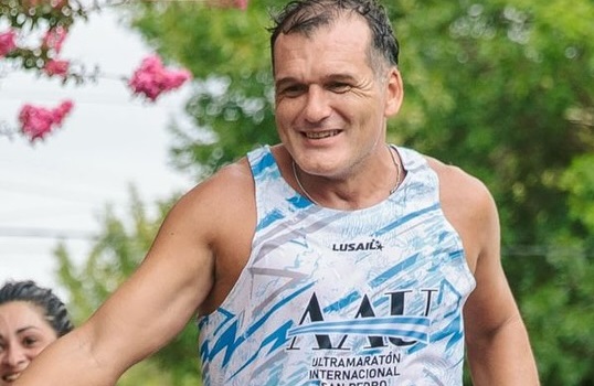 Darío Arauz participó de una ultramaratón en Dolores