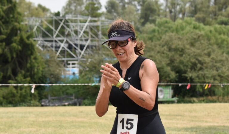 Florencia Juárez ganadora en Damas  del XVIII Triatlón del Paraíso