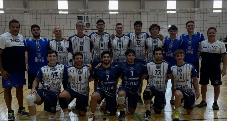 Lucimiento de Racing en la Copa Edal de voley de Primera en Tandil