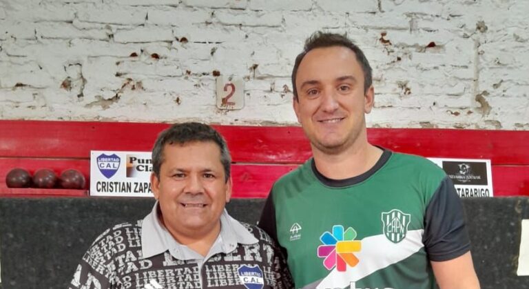 Juan Pablo Notararigo participó de un torneo de bochófilos  notables en Tres Arroyos