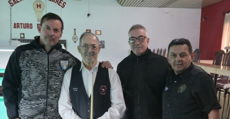 Billaristas olavarrienses con buen suceso en los Regionales de Cinco Quillas
