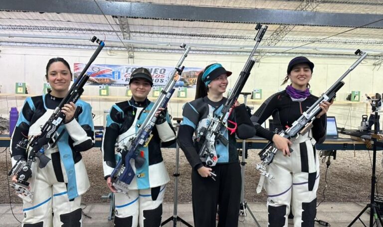 Lucimiento de Lola Sánchez en un Torneo de Tiro en La Rioja