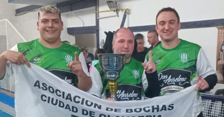 Los tríos de Pueblo Nuevo y La Amistad campeones   en bochas