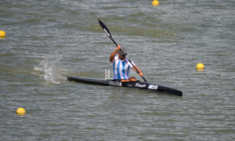 Agustín Vernice tuvo un estreno sobresaliente  en la Copa del Mundo de Canotaje en Alemania