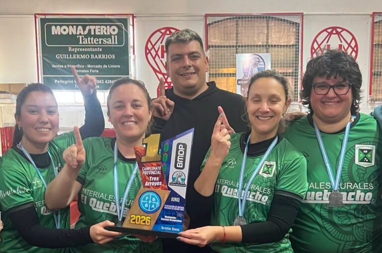 Cecilia Esnal y un nuevo lauro para las bochas olavarrienses en Damas