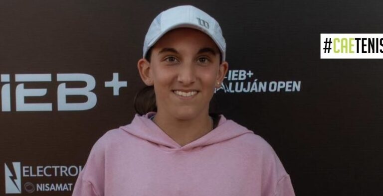 Agustina Tarántola sumó su primer punto WTA a los 15 años