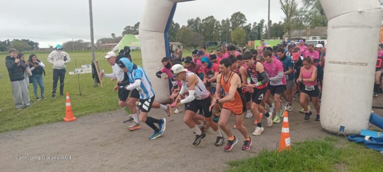 Leo Landaburu y la tandilense Noelia Romero  ganadores de «Nievas Corre «